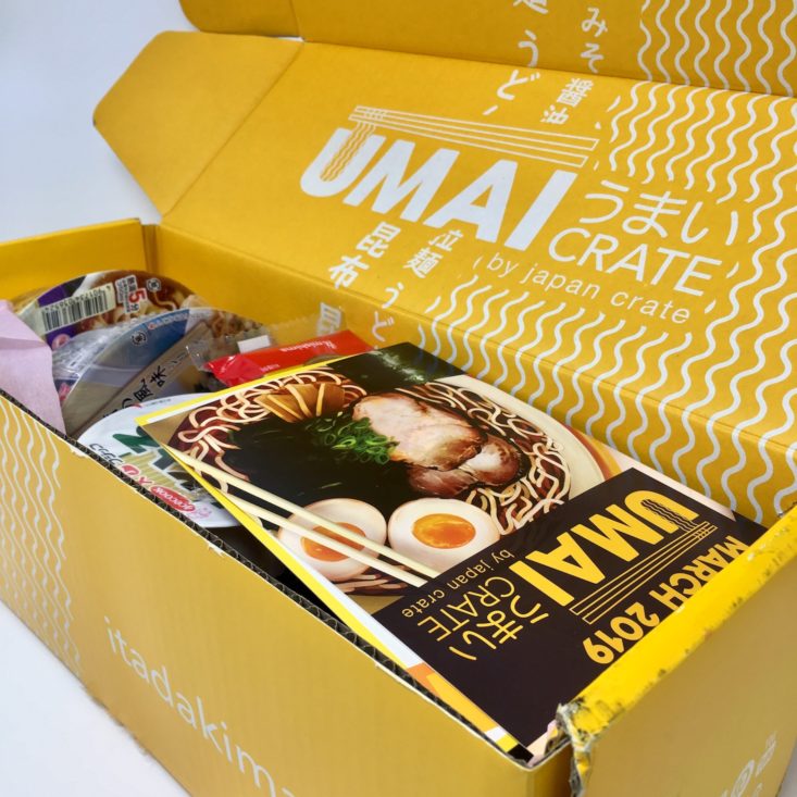 Umai Crate March 2019 - Box Open Top