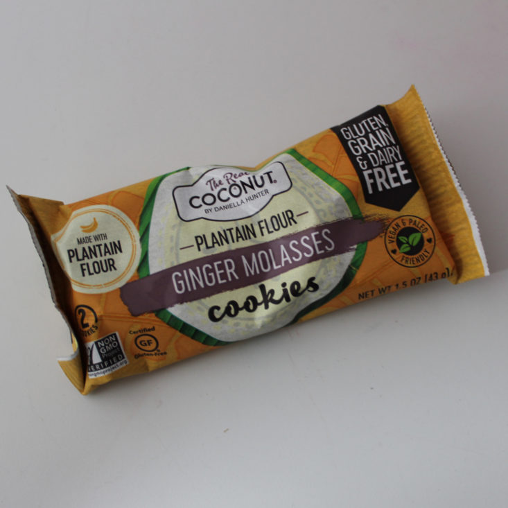 Vegan Cuts Snack April 2019 - Cookies 1 Package Top