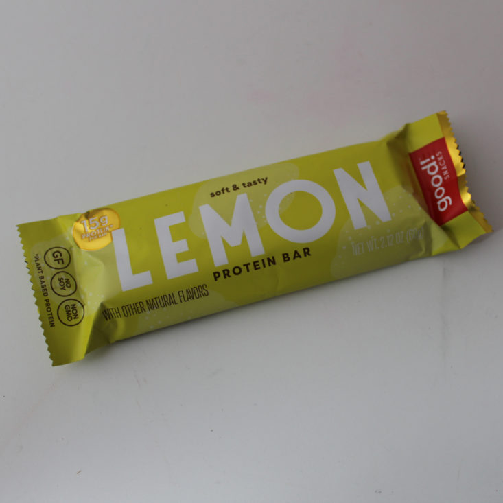 Vegan Cuts Snack April 2019 - Lemon 1 Package Top