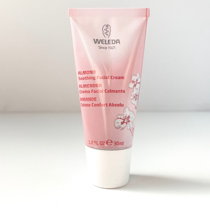 Whole Foods 24-Hour Beauty Bag Review April 2019 - Weleda Almond Sensitive Care Facial Cream Front