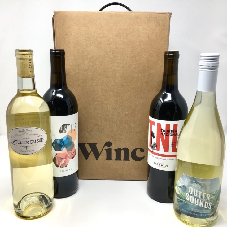Winc Wine of the Month Review March 2019 - All Items Shown Front