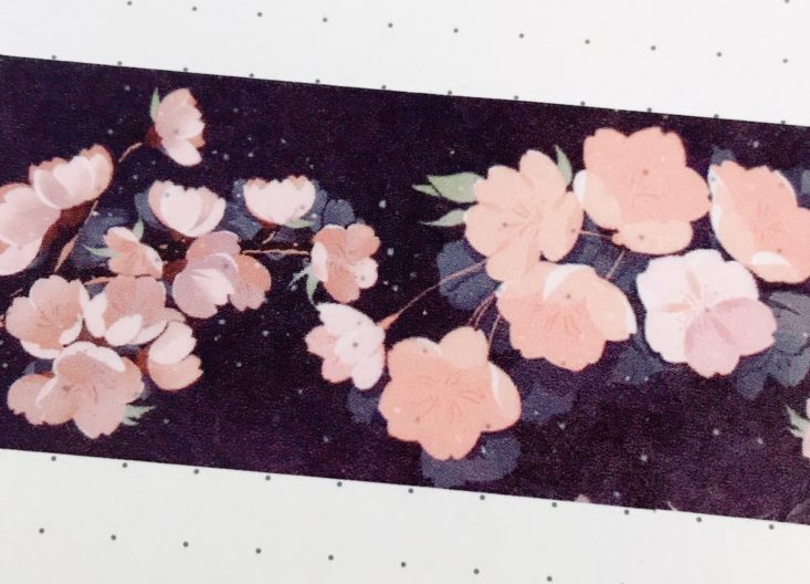 ZenPop Stationery Sakura Pack April 2019 - BGM Washi Tape In Night Sakura Open Top