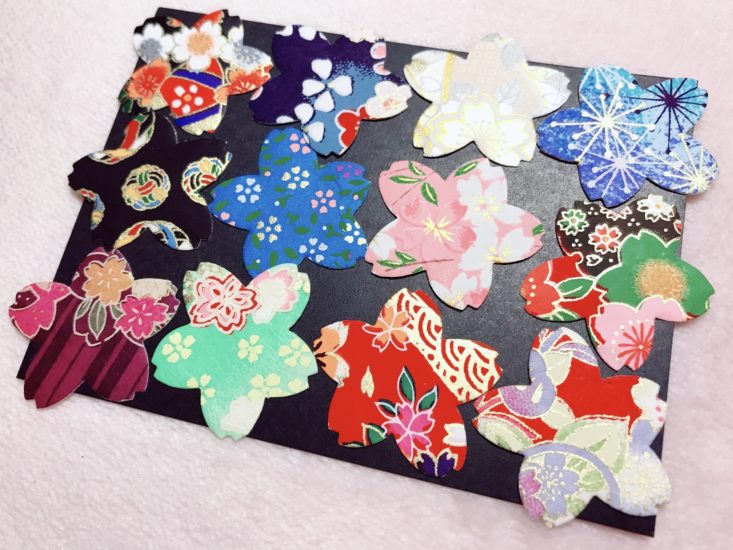 ZenPop Stationery Sakura Pack April 2019 - Washi Kawasumi Yuzen Cherry Blossom Stickers Open Top