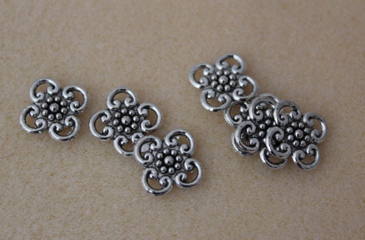 Bargain Bead Box May 2019 - Scrolled Flower Links Top