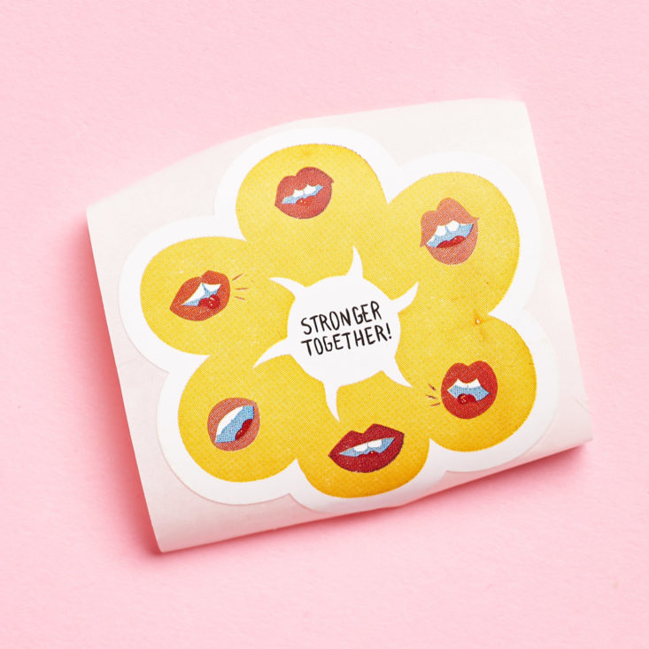 Birchbox Curated #1 May 2019 beauty box review sticker