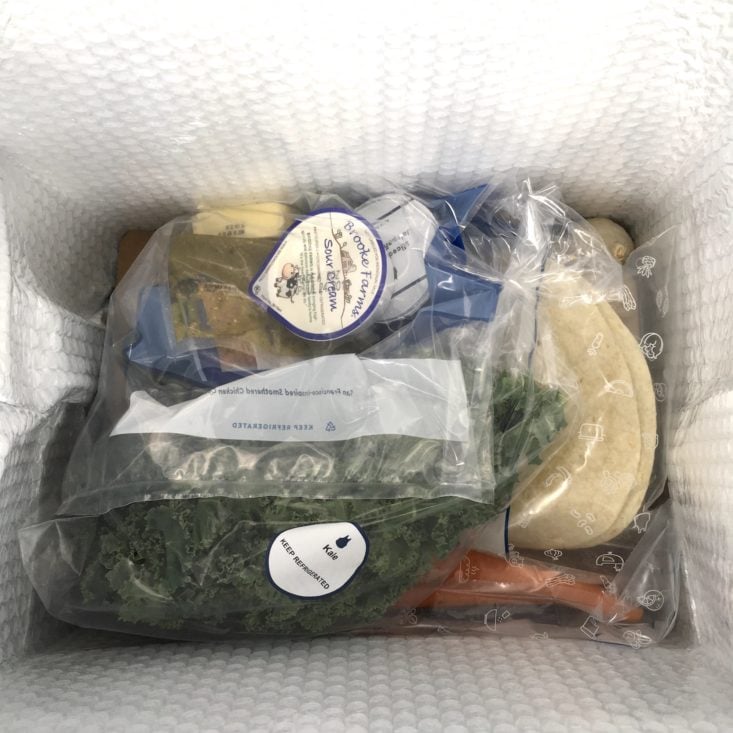 Blue Apron Subscription Box Review May 2019 - PACKED PRODUCE Top