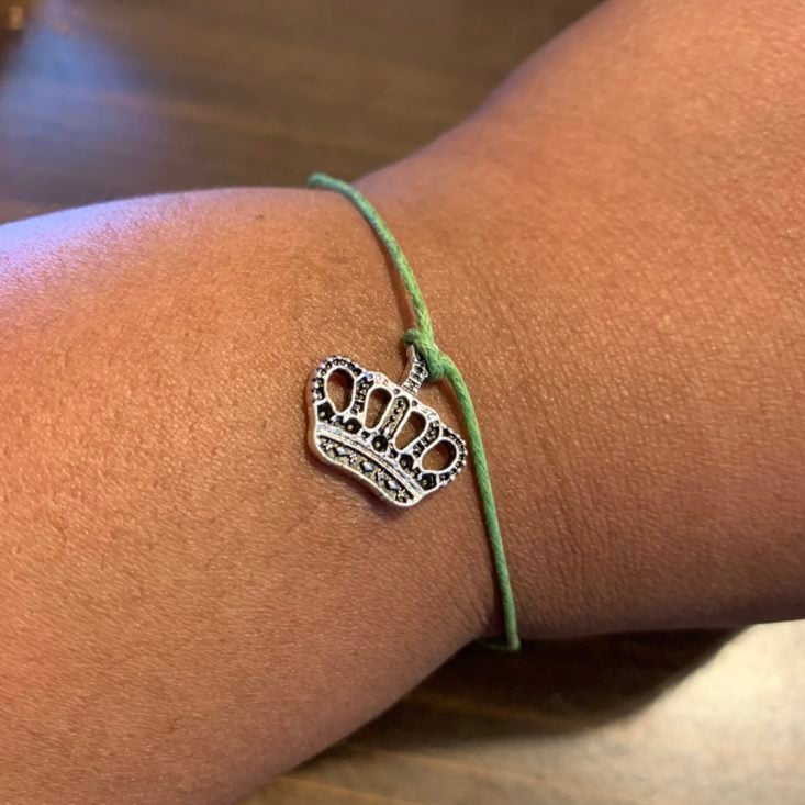 Brown Sugar Box April 2019 - Crowned Friendship Charm Bracelets 3
