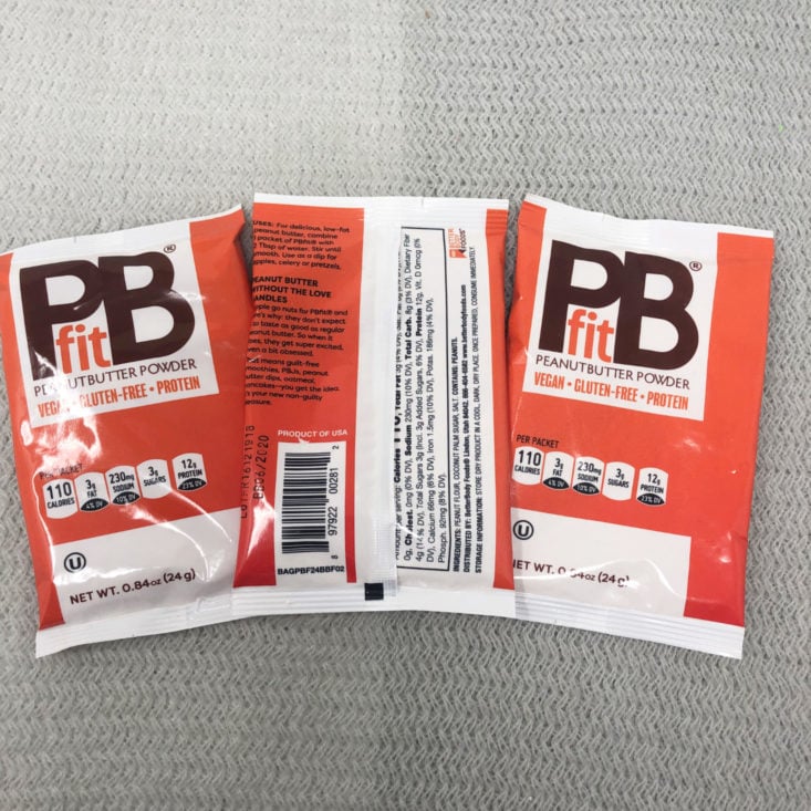 BuffBoxx Fitness Subscription Review April 2019 - Original PBfit Peanut Butter Powder 1