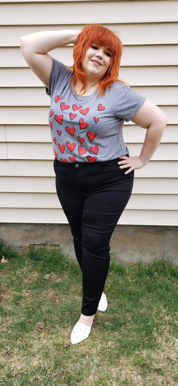 Dia & Co Subscription Box Review March 2019 - Phillips Short Sleeve Graphic Tee by Molly&Isadora Size 2x 3 Front