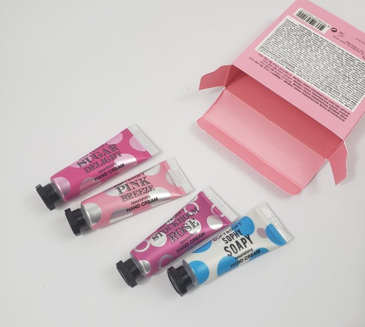 Facetory Lux Plus Box April 2019 - Duft & Doft Mini Hand Creams Set 3