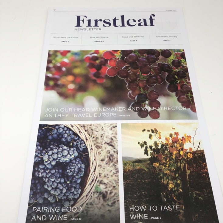 Firstleaf Wine Subscription May 2019 - Firstleaf Wine 5