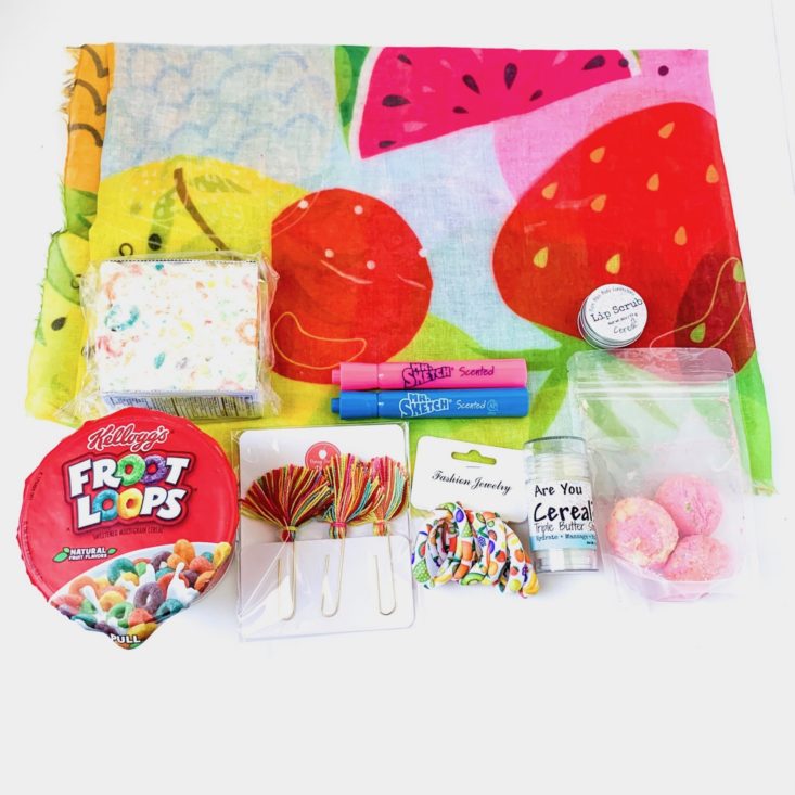 Fruit For Thought April 2019 - All Goodies Group Shot Top