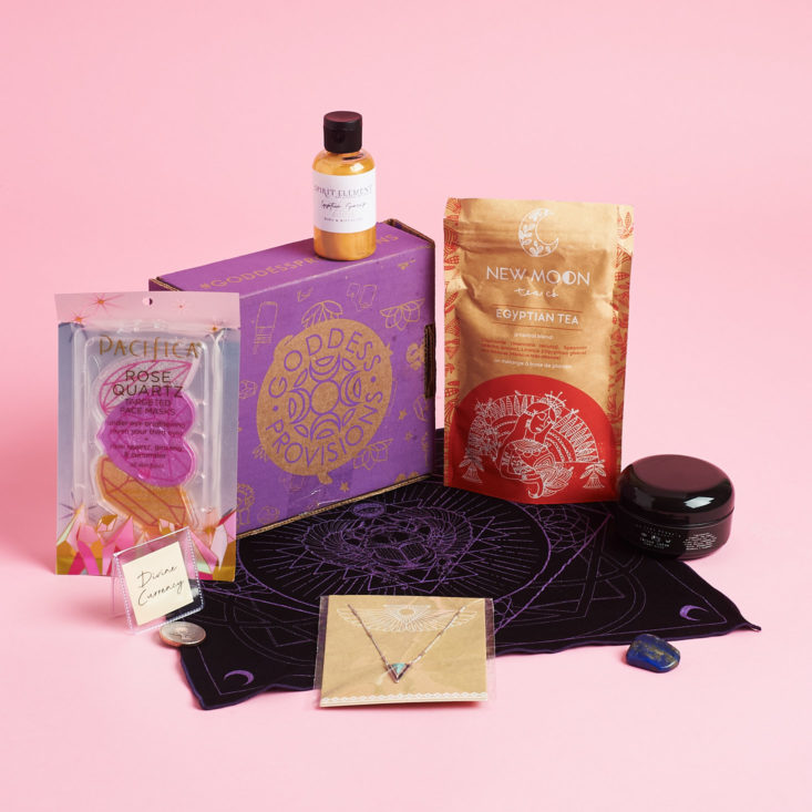 Goddess Provisions Divine Feminine May 2019 subscription box review all contents
