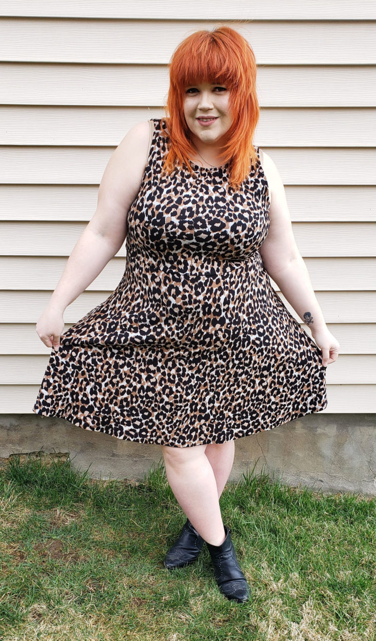 Gwynnie Bee Box Review March 2019 - Leo Ava Dress by Leota Pose 2 Front