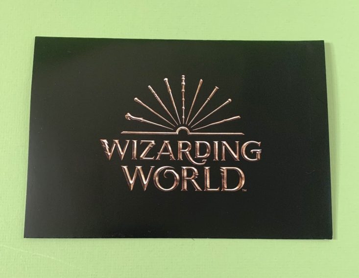 J.K. Rowling’s Wizarding World Crate March 2019 - Info Card
