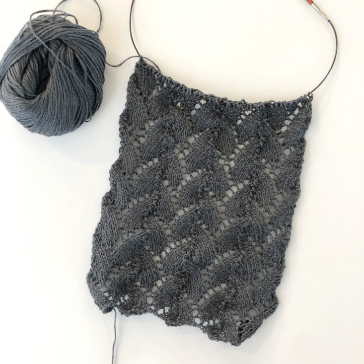 Knit Picks Yarn April 2019 - Gradual Rib Hat Pattern Front