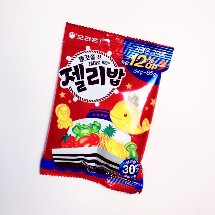 Korean Snacks Box 2019 - Jelly Bab Bag Top