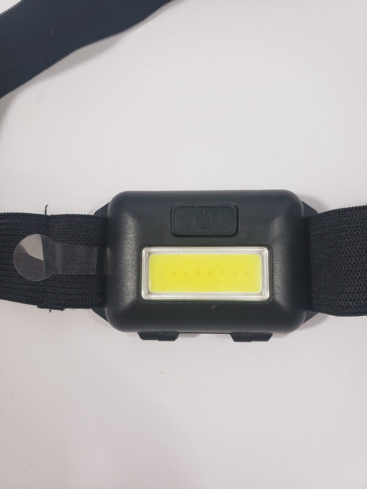 Mini Mystery Box by Jamminbutter Review April 2019 - Headlamp LED Headband Light 3 Top