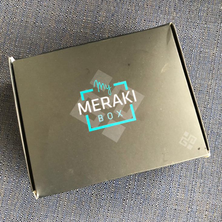 My Meraki Box Subscription Review April 2019 - Box Closed Top