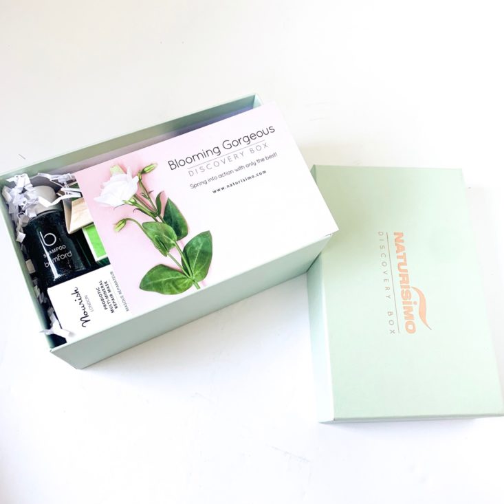 Naturisimo Blooming Gorgeous Discovery Box Review - Box Open Top