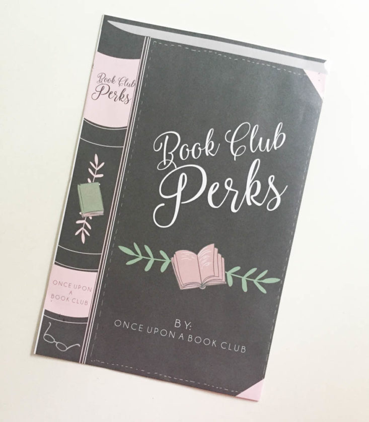 Once Upon A Book Club April 2019 - Perks