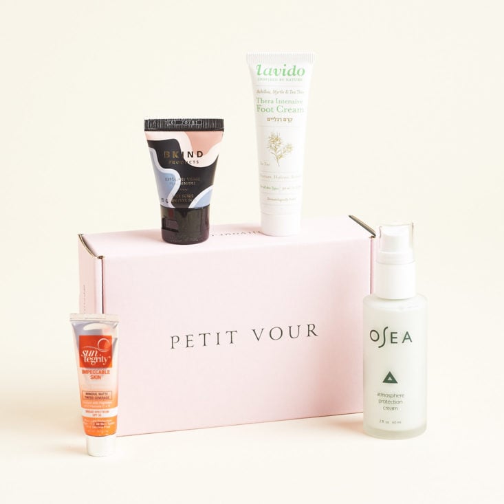 Petit Vour May 2019 vegan beauty box review all contents