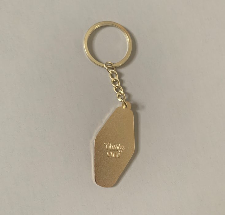 Quirky Crate Subscription Review May 2019 - Heartbreak Hotel Enamel Keyring Back