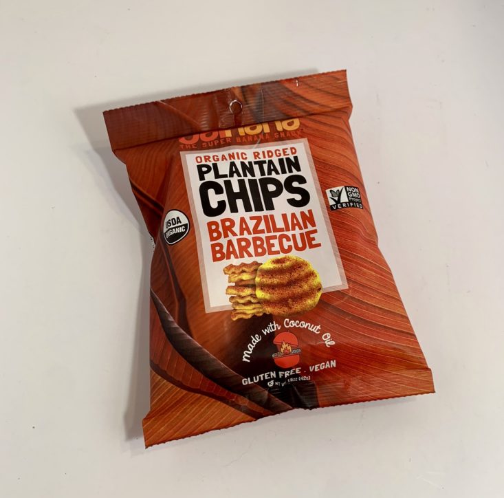SnackSack Gluten Free April 2019 - Plantain Chips Front
