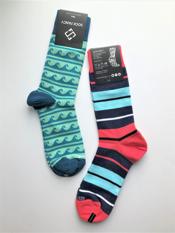 Sock Fancy Men May 2019 - Both pairs of socks Top