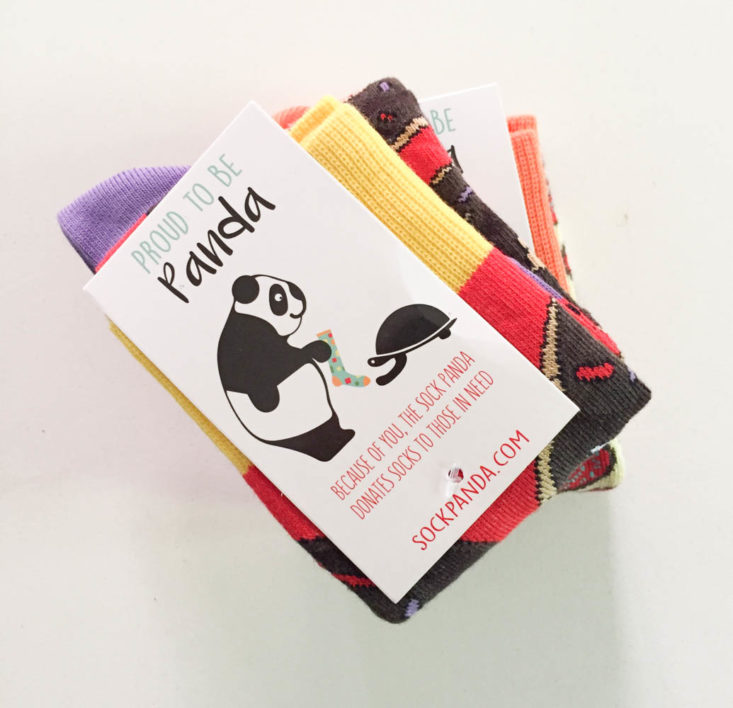 Sock Panda Men April 2019 - Box Inside