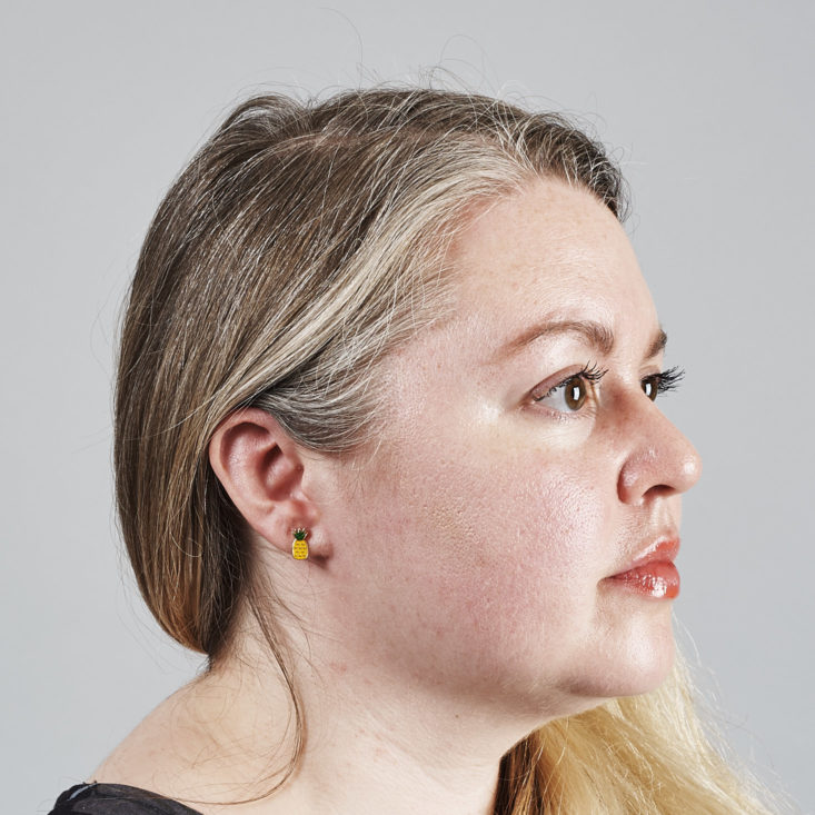 Earfleek Silly and Fun May 2019 earrings on megan