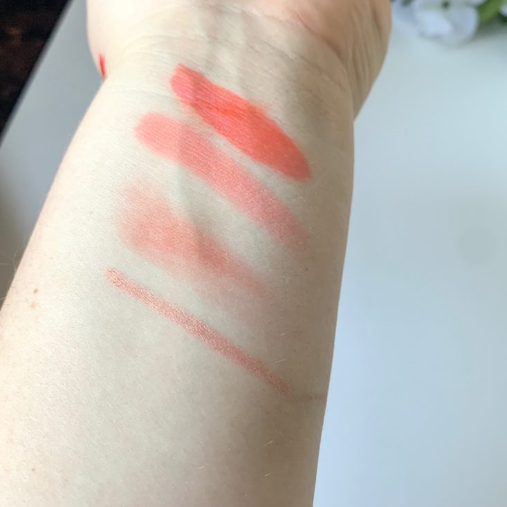 The Birchbox Coral Color Kit May 2019 - Birchbox Coral Swatch