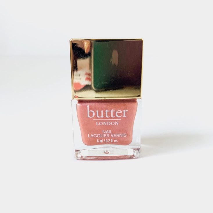 The Birchbox Coral Color Kit May 2019 - Butter London Glazen Nail Lacquer in Blaze 1