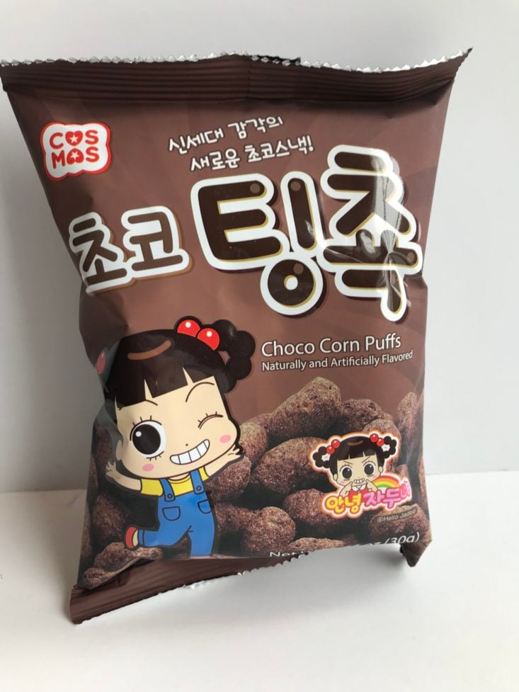 Universal Yums “South Korea” May 2019 - Cosmos Choco Corn Front