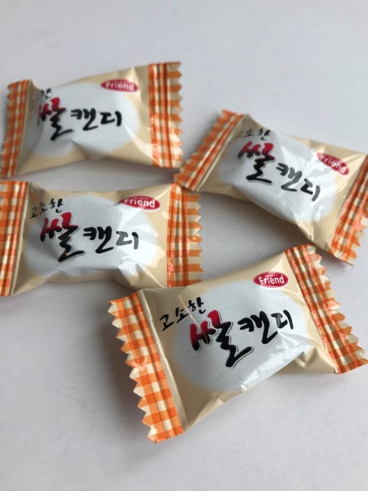 Universal Yums “South Korea” May 2019 - Mammos Rice Candy Top