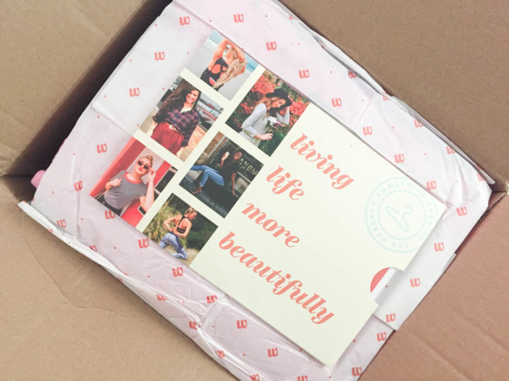 Wantable Fitness April 2019 - Inside Box Top