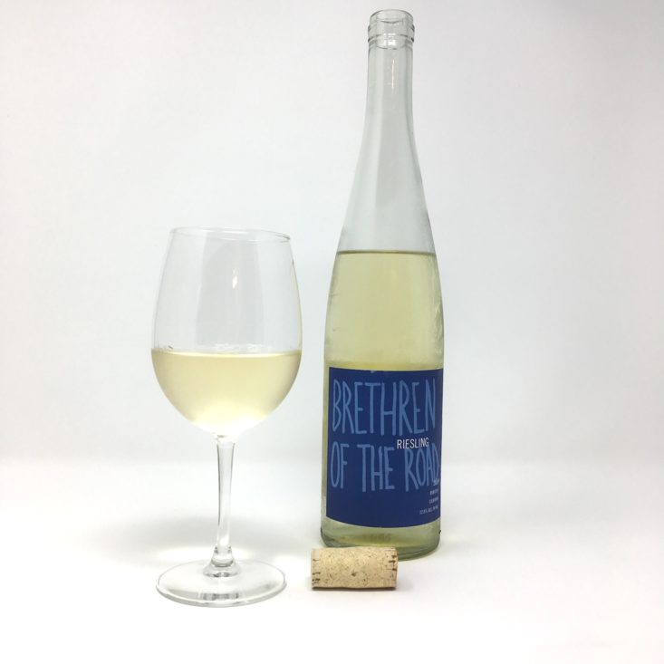 Winc Wine of the Month Review April 2019 - BRETHREN RIESLING FULL BOTTLE + GLASS