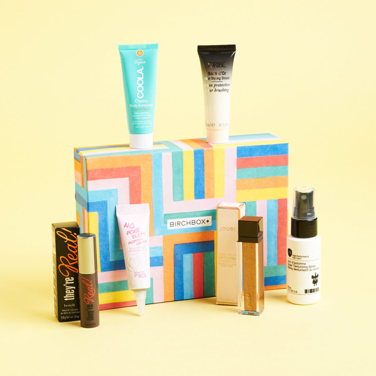 Birchbox Curated 2 June 2019 beauty subscription box review all contents