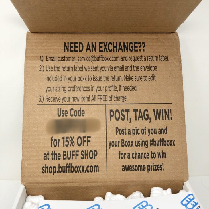 BuffBoxx May 2019 - Open Box 1