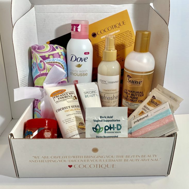 Cocotique Beauty Box -May 2019- All Items Unboxed