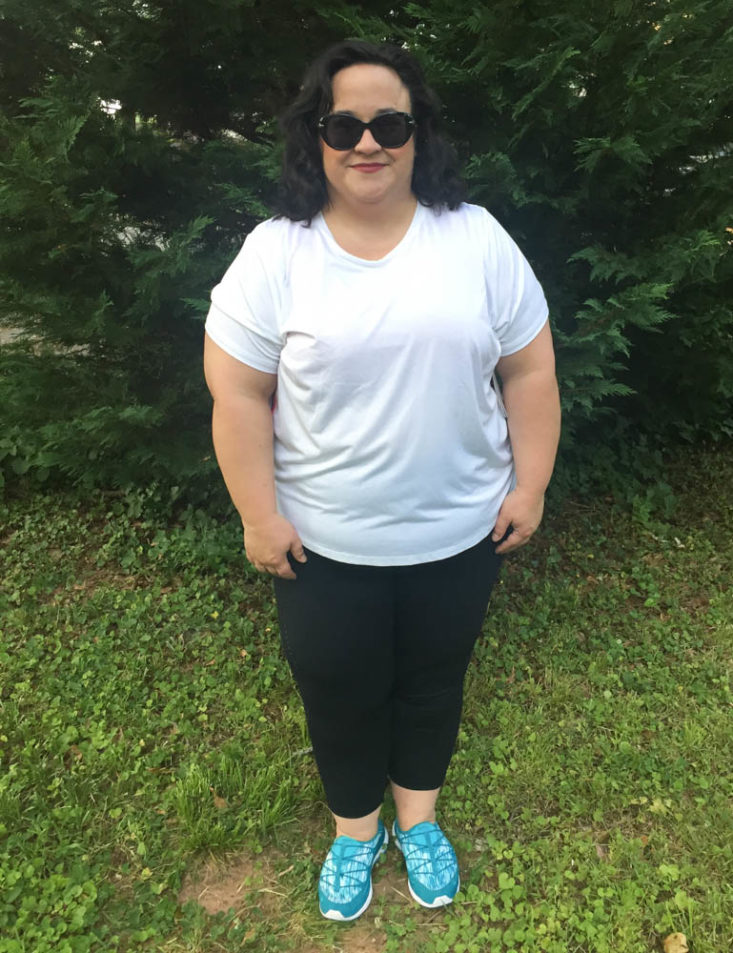 Dia Active Subscription Box Review May 2019 - Autumn Blaze Tee by Shape Activewear 1 Front
