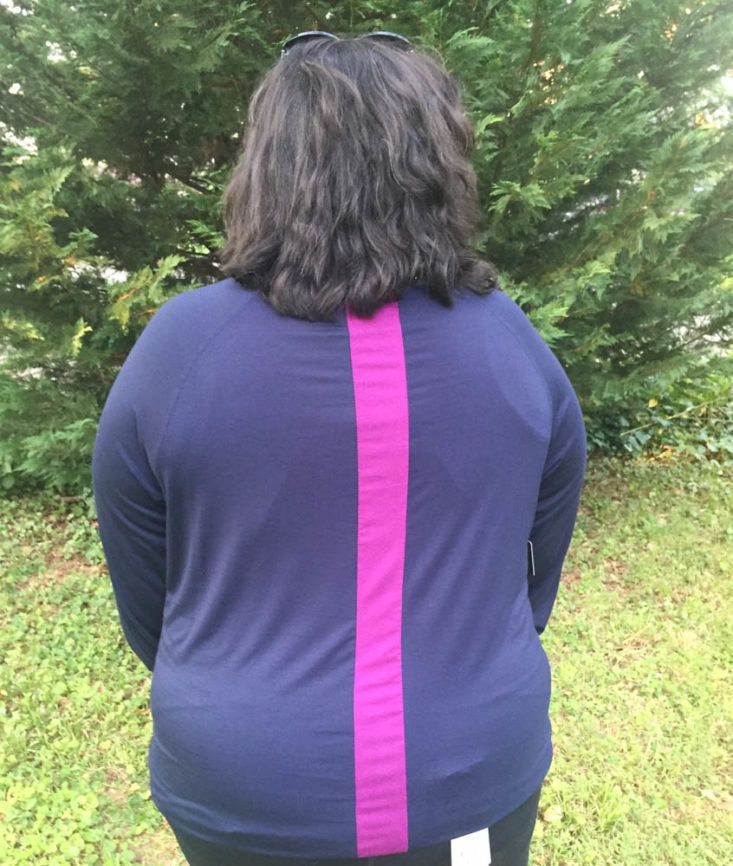 Dia Active Subscription Box Review May 2019 - Ginkgo Long Sleeve Top by Lola Getts 2 Back