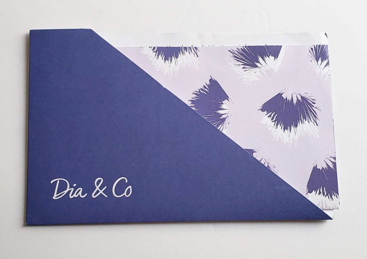 Dia & Co Subscription Box Review May 2019 - Envelope Top