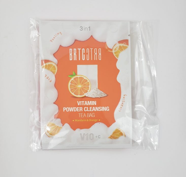 Facetory Lux Plus Review Summer 2019 - BRTC Vitamin C Powder Cleansing Tea Bags 1 Top