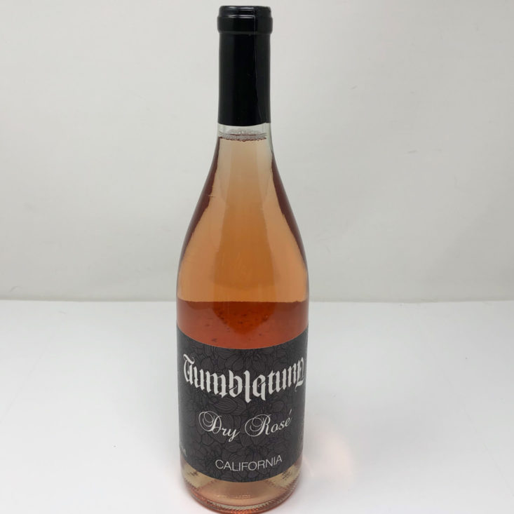 Firstleaf Wine Subscription Review June 2019 - 2017 Tumbleturn Rose Bottle Front