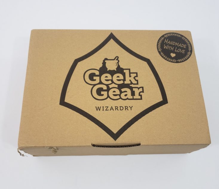 GeekGear Wizardry Review May 2019 – Box Closed Top
