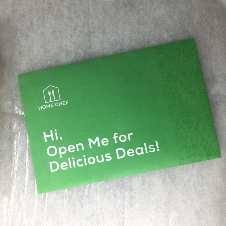 Home Chef Subscription Box Review June 2019 - OPEN BOX