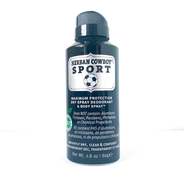 Lucky Vitamin June 2019 - Herban Cowboy Dry Deodorant Body Spray Front