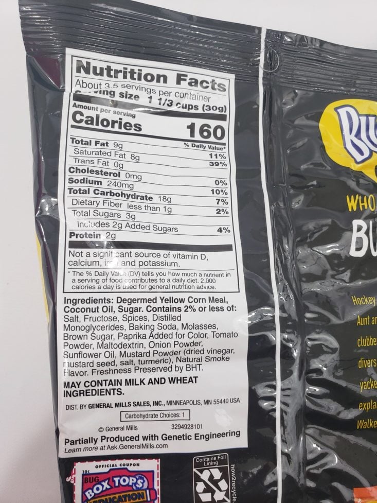 Monthly Box of Food and Snacks June 2019 - Bugles Bold BBQ Chips 2