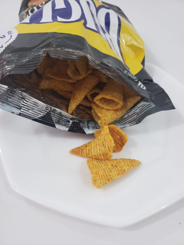 Monthly Box of Food and Snacks June 2019 - Bugles Bold BBQ Chips 3